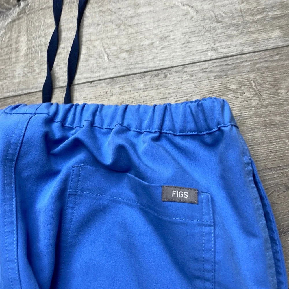 Figs Scrub Pants Technical Collection Mens M/S Blue Polyester Blend FM4500S